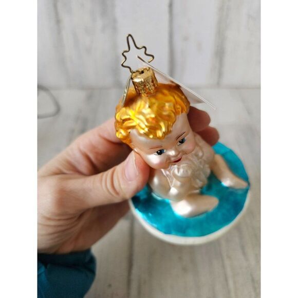 Radko bathing beauty baby cup RARE child ornament vintage 2003 Xmas tree - Picture 8 of 10